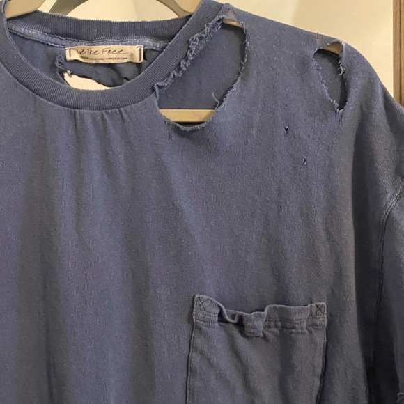 Free People Distressed Tee - Picture 3 of 6